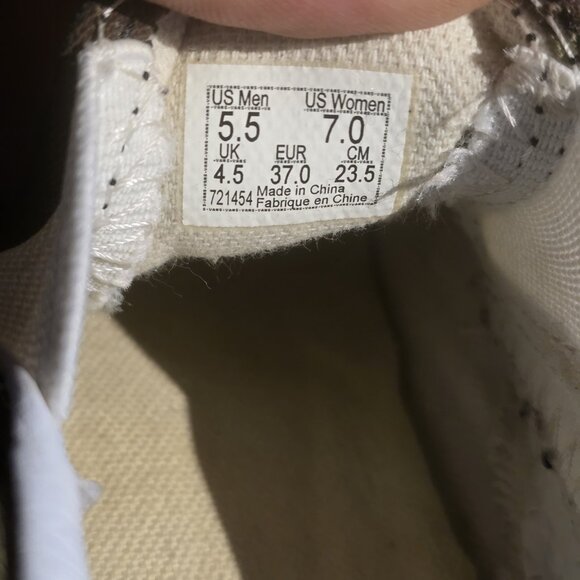 Womens Size 7 - Vans Classic Canvas Slip On Camo Sneakers Shoe Loafers - Picture 9 of 9